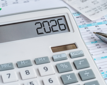 Calculator with 2026 typed out